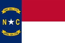 North Carolina flag for cell phone post