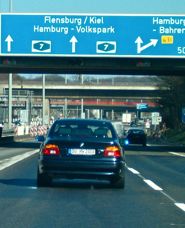 german highway signs in europe for distracted driving news post