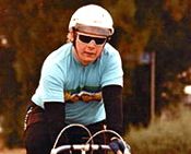 Milt Olin was an avid cyclist.