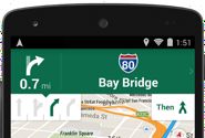 google map on smartphone