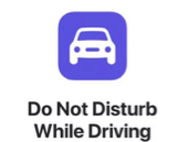 apple do not disturb driver